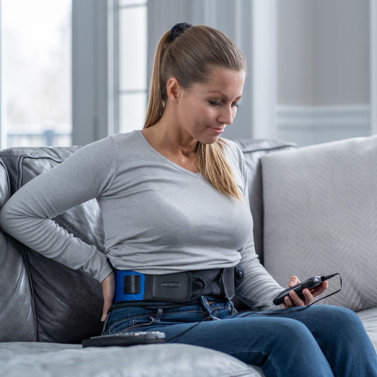 Triple Action Back Belt - 4-in-1 TENS Belt for Back Pain - Essential Package