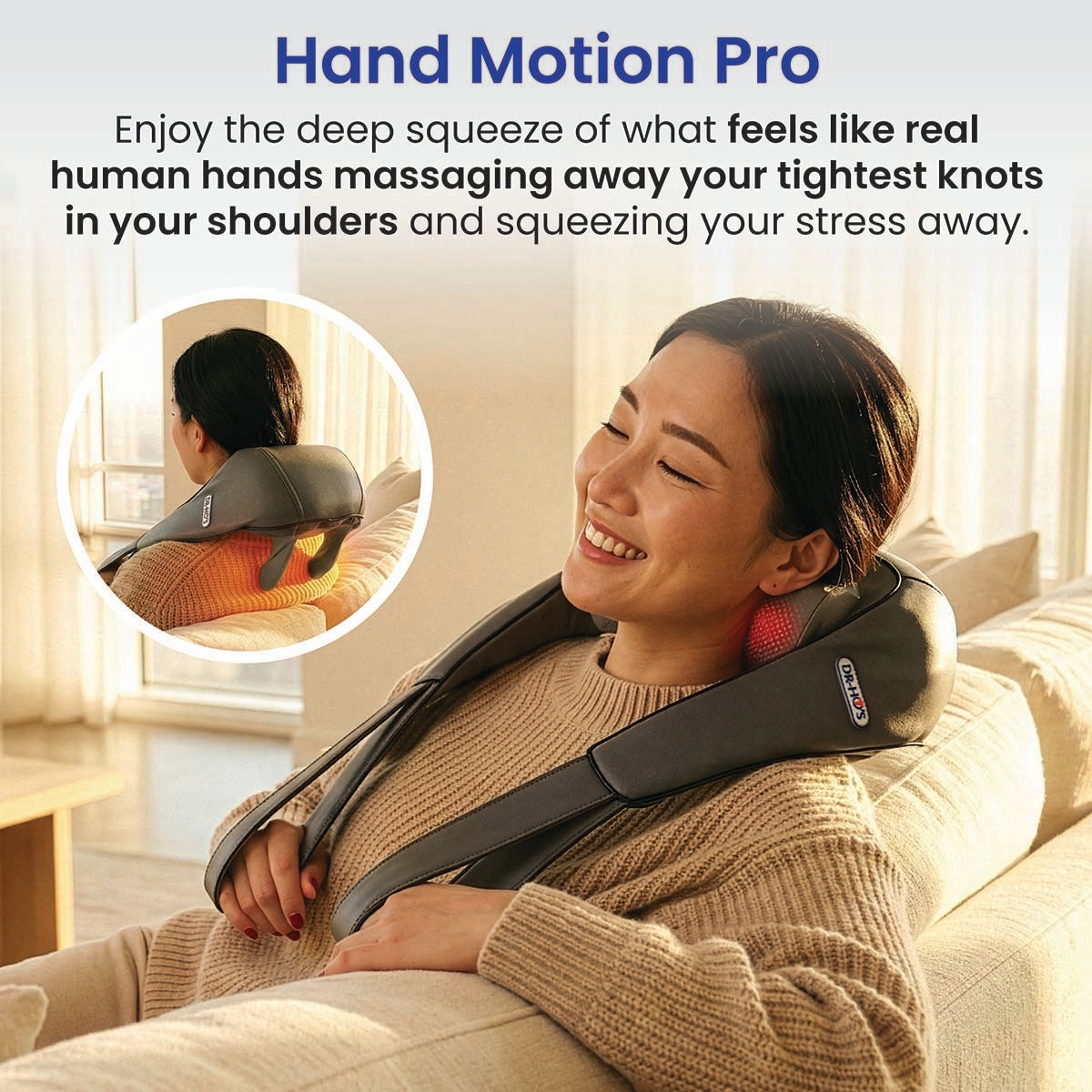 Hand Motion Pro - Neck & Shoulder Massager with Heat