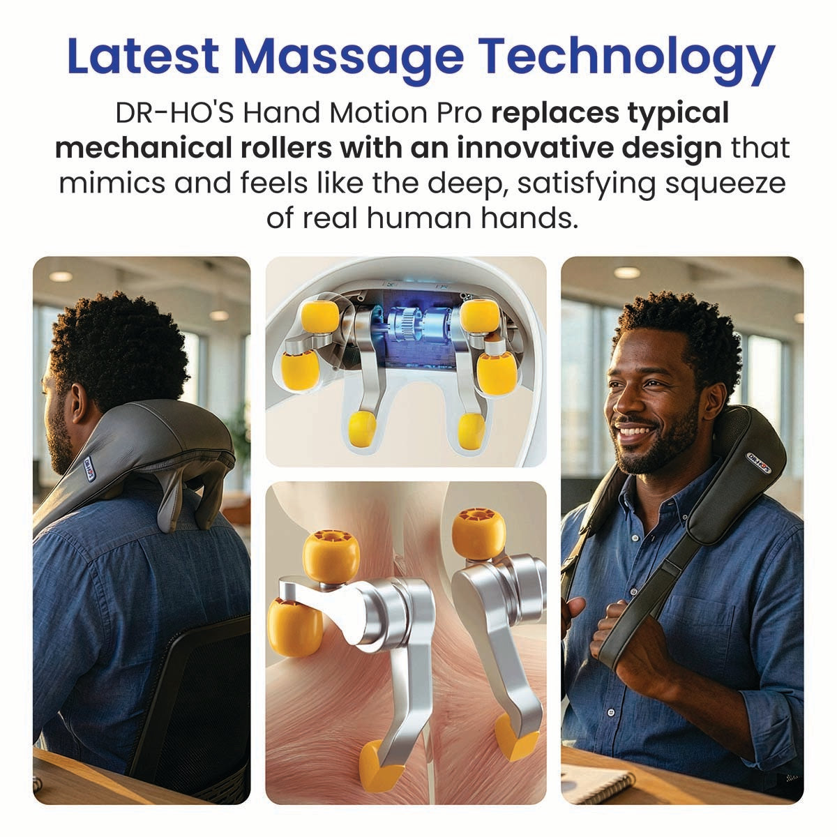 Hand Motion Pro - Neck & Shoulder Massager with Heat